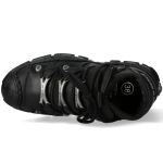 Chaussures New Rock Impact en Cuir Noir
