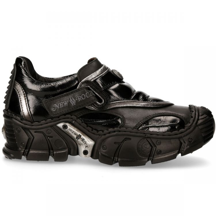 Black Patent Leather New Rock Impact Shoes