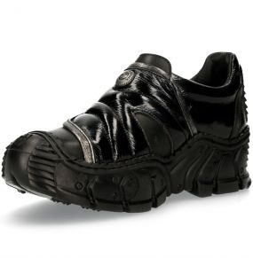Black Patent Leather New Rock Impact Shoes