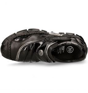 Black Patent Leather New Rock Impact Shoes