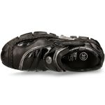 Chaussures New Rock Impact en Cuir Verni Noir