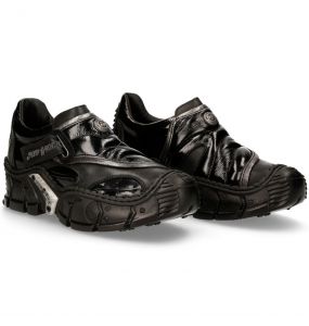 Black Patent Leather New Rock Impact Shoes
