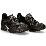 Chaussures New Rock Impact en Cuir Verni Noir