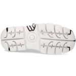 White Napa Leather New Rock Metallic Shoes