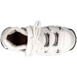 Chaussures New Rock Metallic en Cuir Napa Blanc
