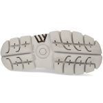 White Leather New Rock Metallic Platform Shoes