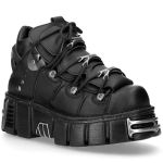 Chaussures New Rock Metallic en Cuir Vegan