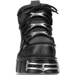 Chaussures New Rock Metallic en Cuir Vegan