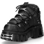 Chaussures New Rock Metallic en Cuir Vegan