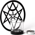 'Unicursal Hex' T-Light Holder