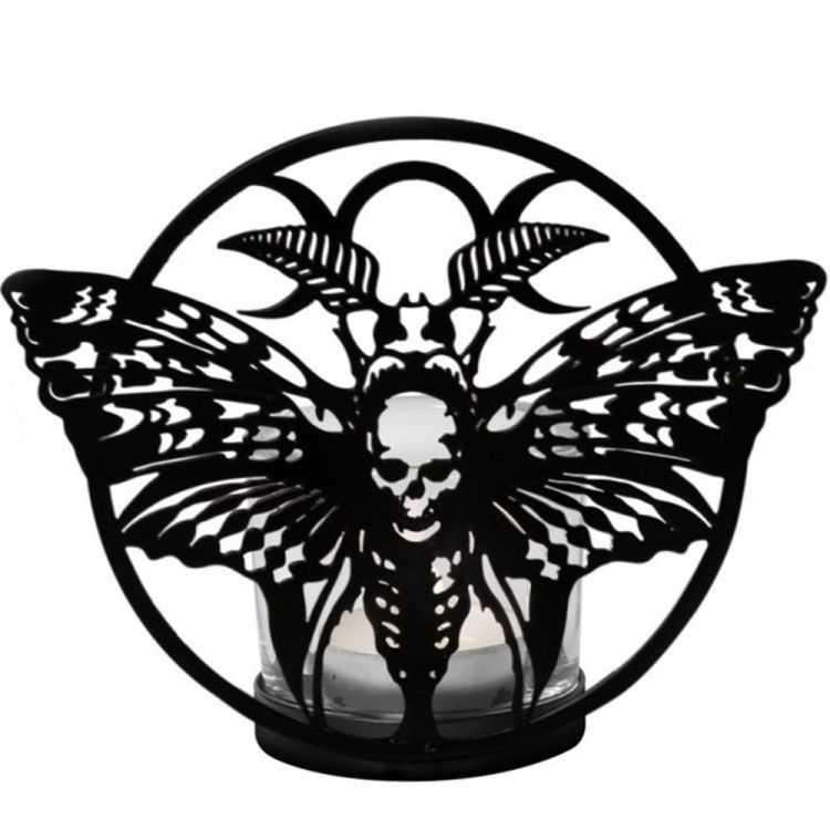 'Death's Head Moth' T-Light Holder