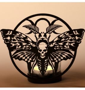 'Death's Head Moth' T-Light Holder