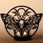 'Death's Head Moth' T-Light Holder