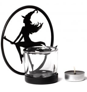 'Witch by Moonlight' T-Light Holder