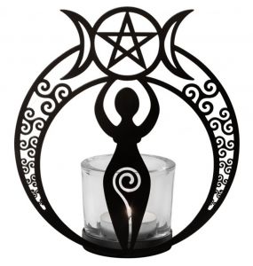 'Danu Goddess' T-Light Holder