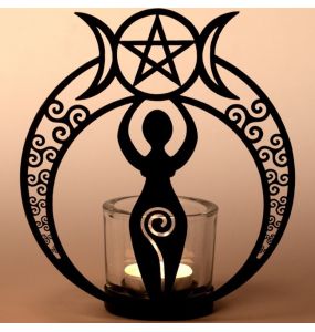 'Danu Goddess' T-Light Holder