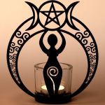 'Danu Goddess' T-Light Holder