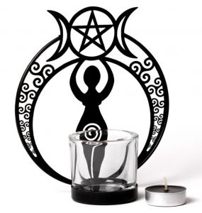 'Danu Goddess' T-Light Holder
