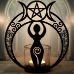 'Danu Goddess' T-Light Holder