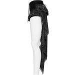 Black Velvet 'Amuria' Swallow Tail Skirt Shorts