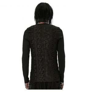 Black 'Thrasaric' Long Sleeves Sweater