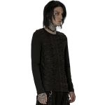 Black 'Thrasaric' Long Sleeves Sweater