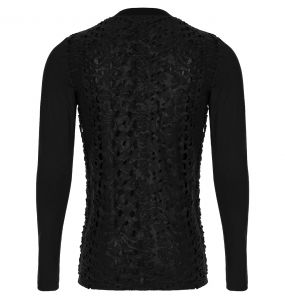 Black 'Thrasaric' Long Sleeves Sweater