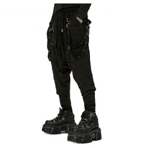 Pantalon Baggy 'Thrasaric' Noir