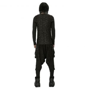 Black 'Thrasaric' Baggy Trousers