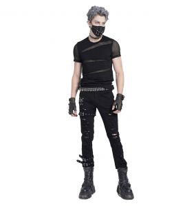 Black Denim 'Athanaric' Pants