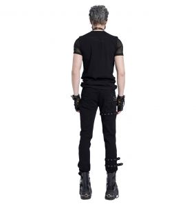 Black Denim 'Athanaric' Pants