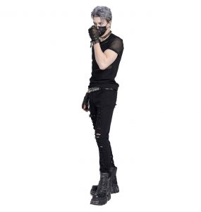 Pantalon 'Athanaric' en Jean Noir