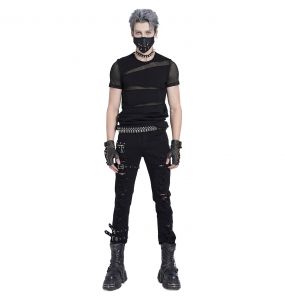 Black Denim 'Athanaric' Pants