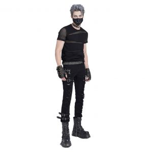 Pantalon 'Athanaric' en Jean Noir