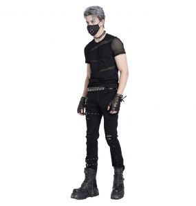 Black Denim 'Athanaric' Pants
