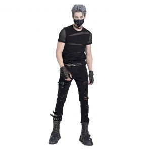 Pantalon 'Athanaric' en Jean Noir