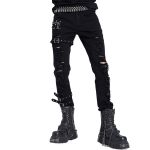 Pantalon 'Athanaric' en Jean Noir