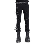 Pantalon 'Athanaric' en Jean Noir