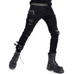 Pantalon 'Athanaric' en Jean Noir