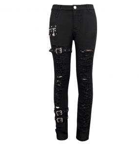 Black Denim 'Athanaric' Pants