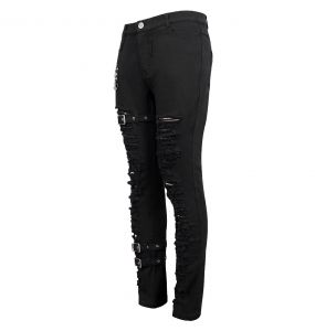 Black Denim 'Athanaric' Pants