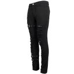 Pantalon 'Athanaric' en Jean Noir
