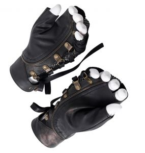 Mitaines 'Athanaric' Marrons et Cuivre