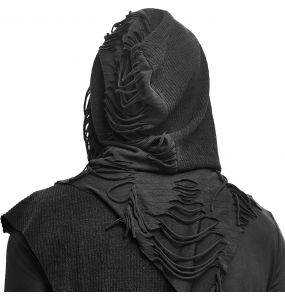 Pull à Capuche 'Templar' Noir