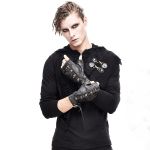 Pull à Capuche 'Templar' Noir