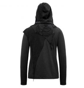 Pull à Capuche 'Templar' Noir