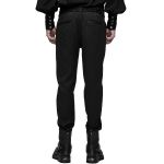 Pantalon 'Goth Blood' en Jacquard Noir et Rouge