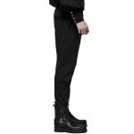 Pantalon 'Goth Blood' en Jacquard Noir et Rouge
