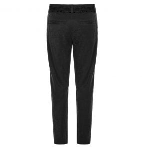 Pantalon 'Goth Blood' en Jacquard Noir et Rouge