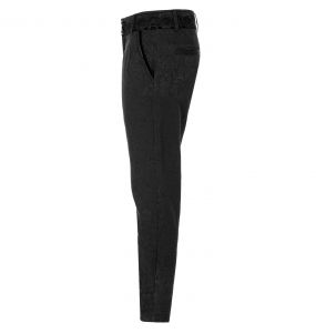 Pantalon 'Goth Blood' en Jacquard Noir et Rouge